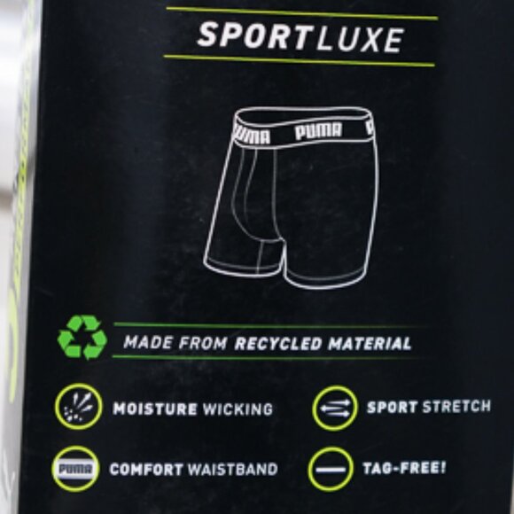 5 PACK BOXER BRIEF PERFORMANCE XL MEN'S PUMA SPORTLUXE PUMA PUMAX 미 MO - Picture 5 of 6